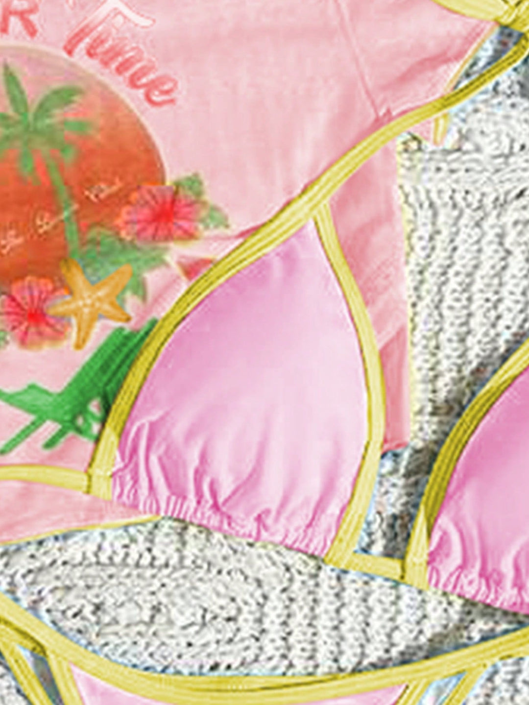 Set bikini SHEIN, mix culori