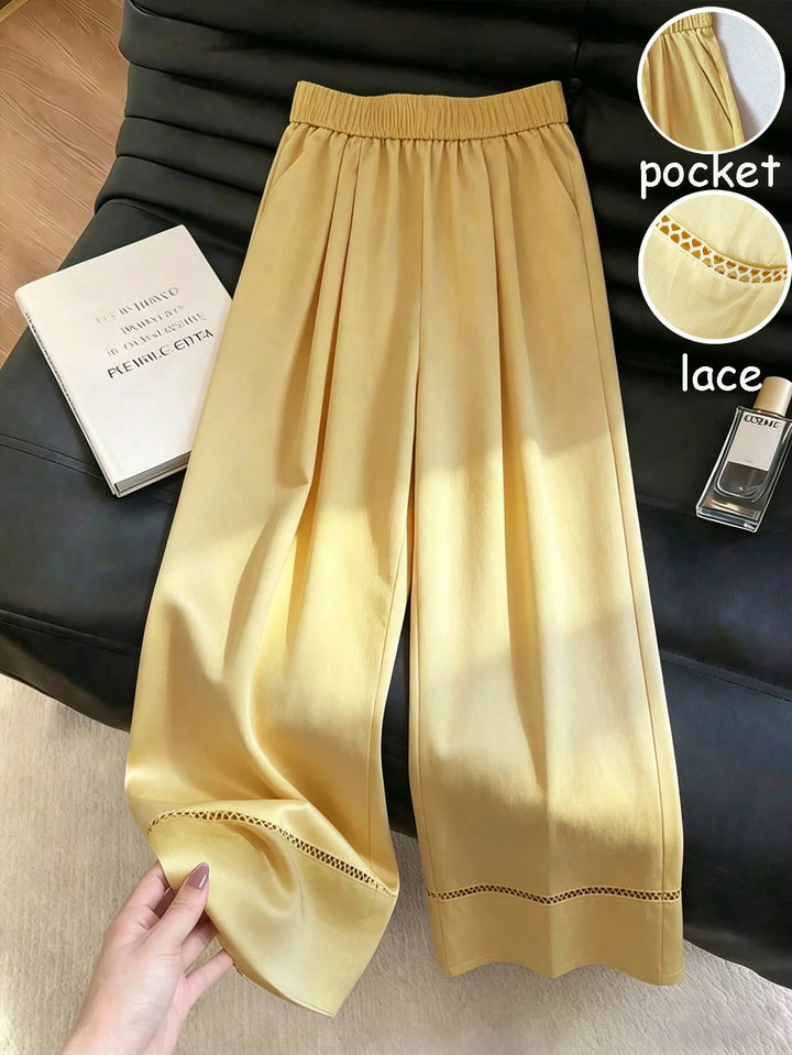 Pantaloni SHEIN, galben
