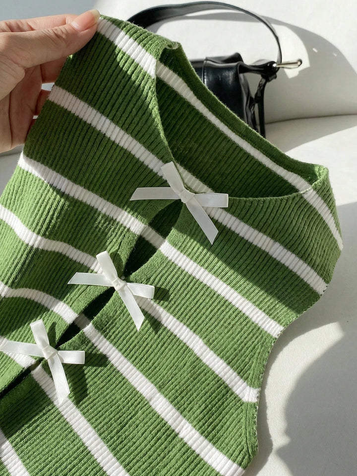 Maiou tricotat SHEIN, verde