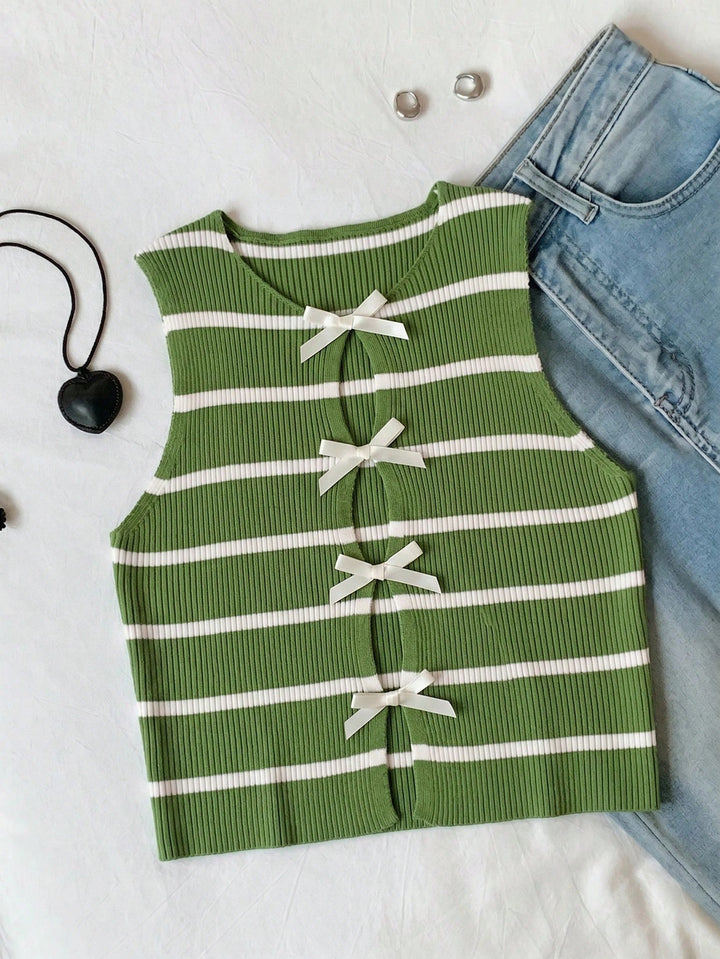 Maiou tricotat SHEIN, verde
