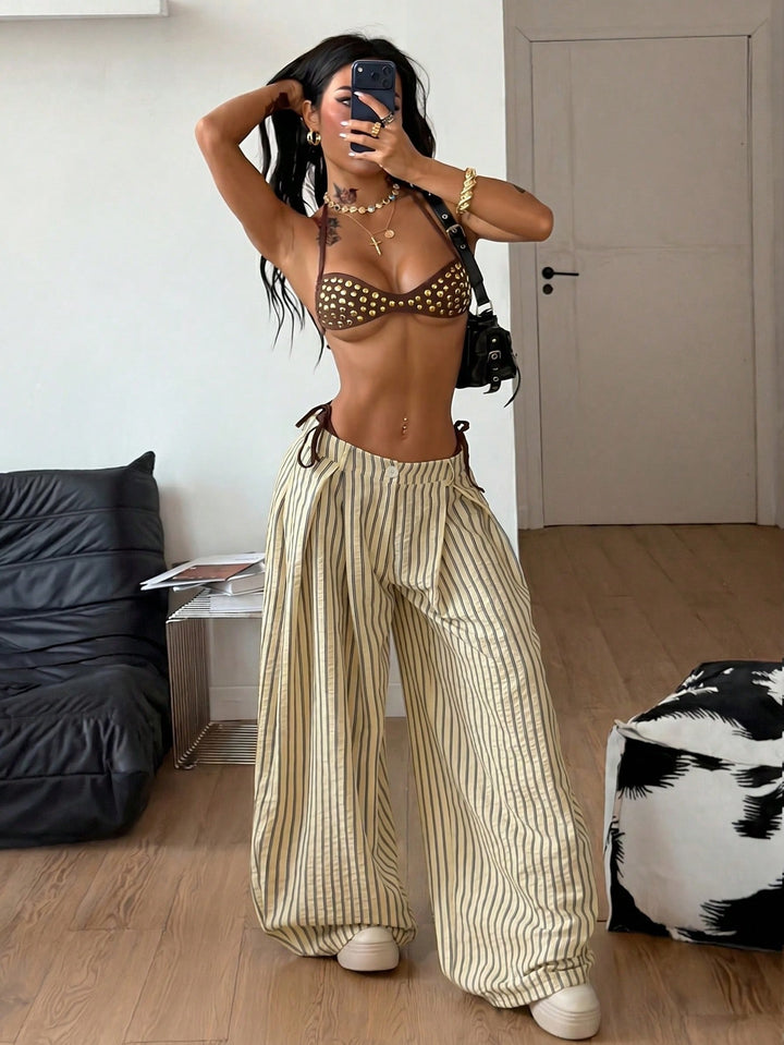 Pantaloni SHEIN, galben