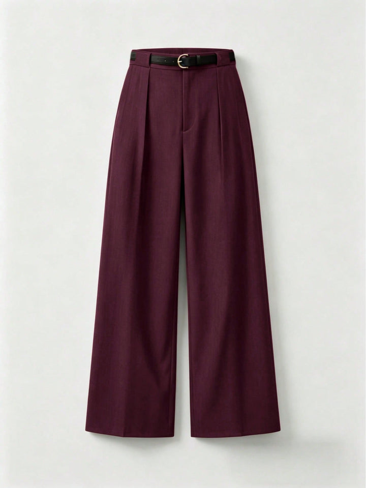 Pantaloni SHEIN, vișiniu