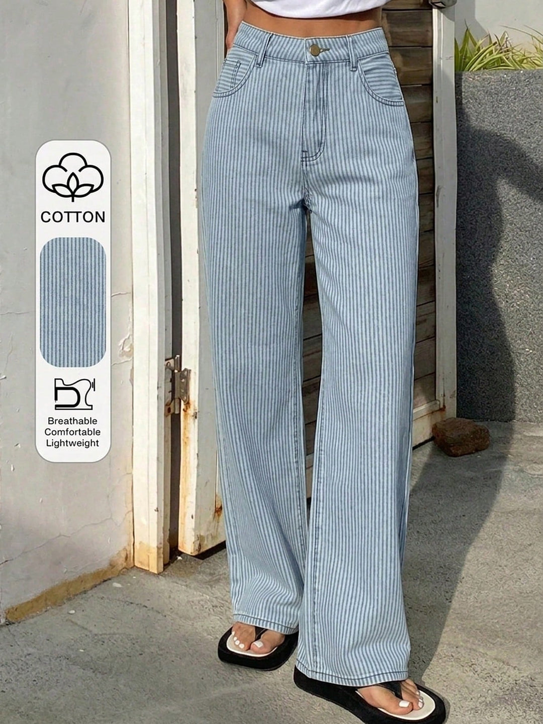 Jeans SHEIN, albastru