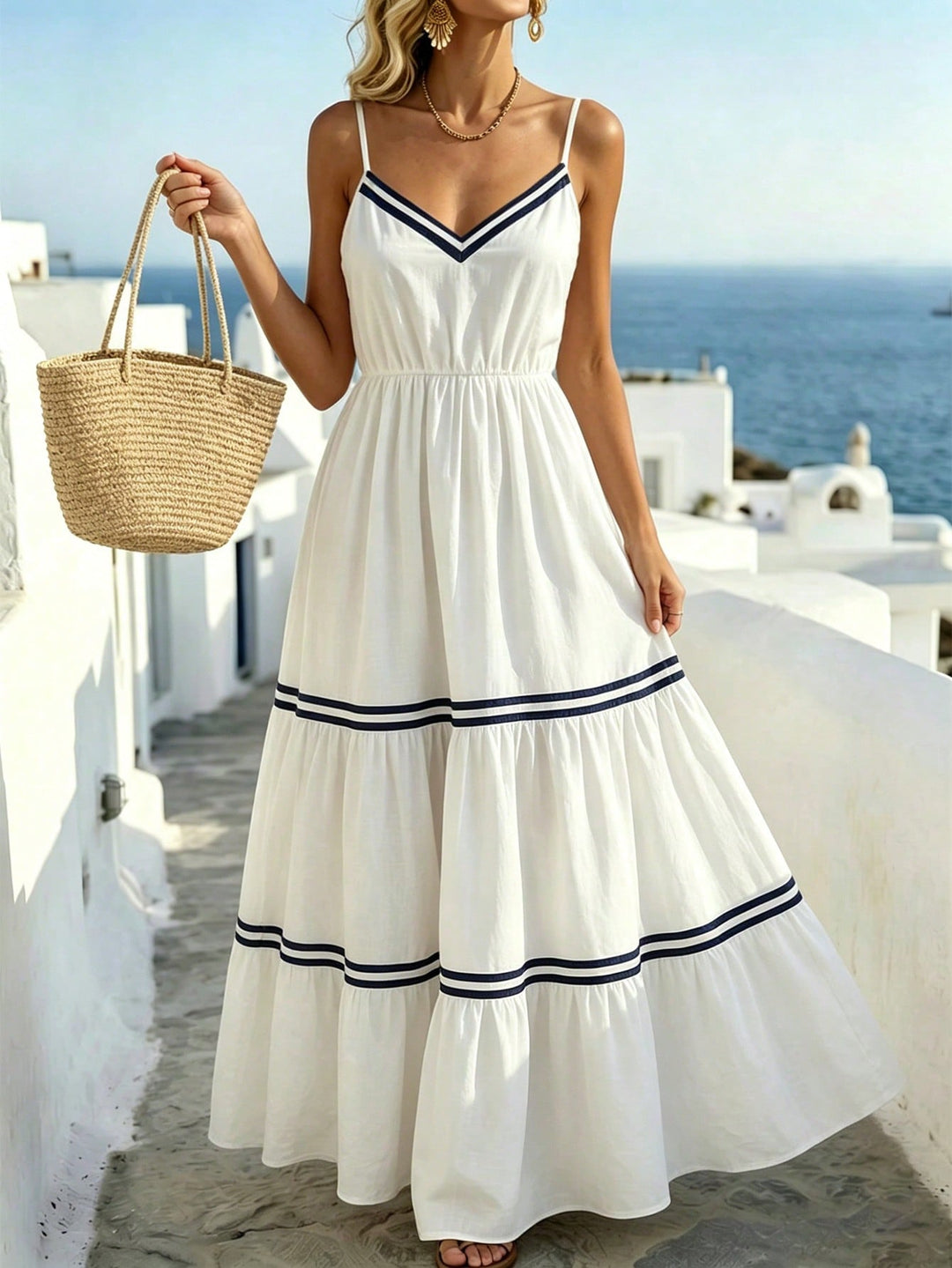 Rochie midi SHEIN, mix culori