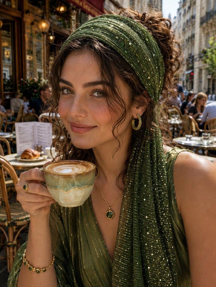 Fular SHEIN, verde