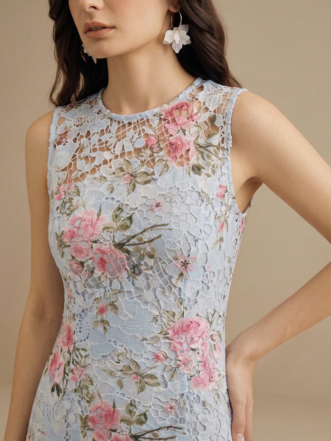 Rochie maxi SHEIN, albastru