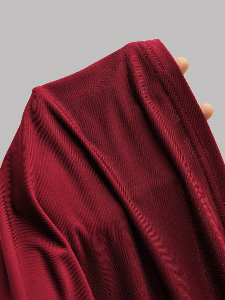 Rochie maxi SHEIN, vișiniu