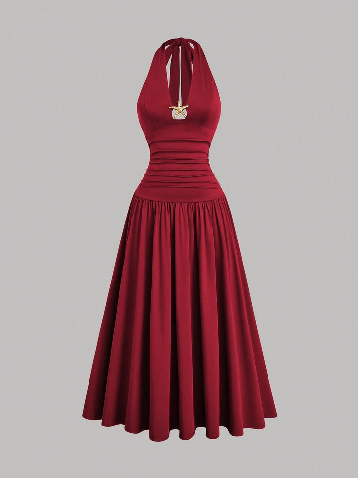 Rochie maxi SHEIN, vișiniu