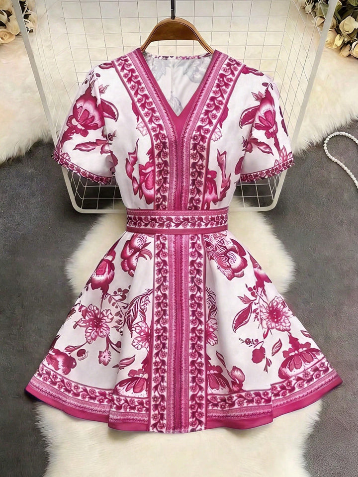 Rochie scurtă SHEIN, roz