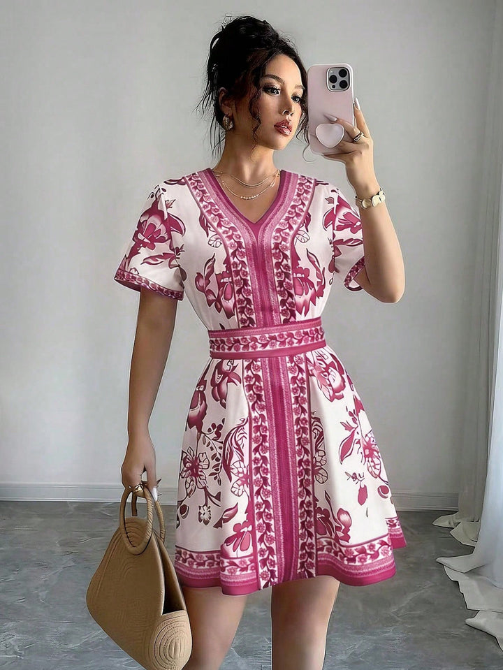 Rochie scurtă SHEIN, roz