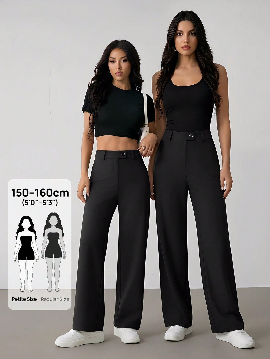 Pantaloni SHEIN, negru