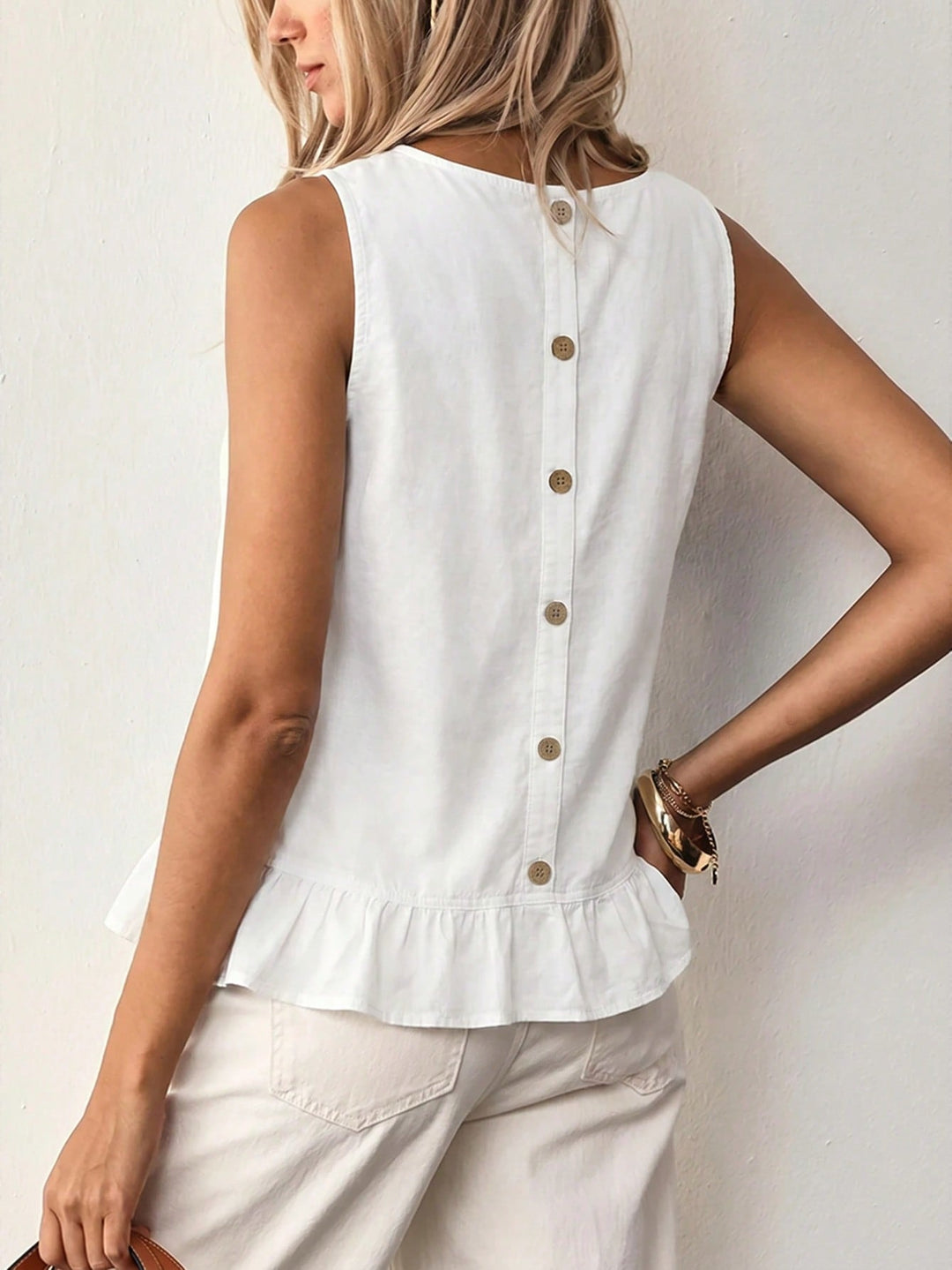 Top SHEIN, alb