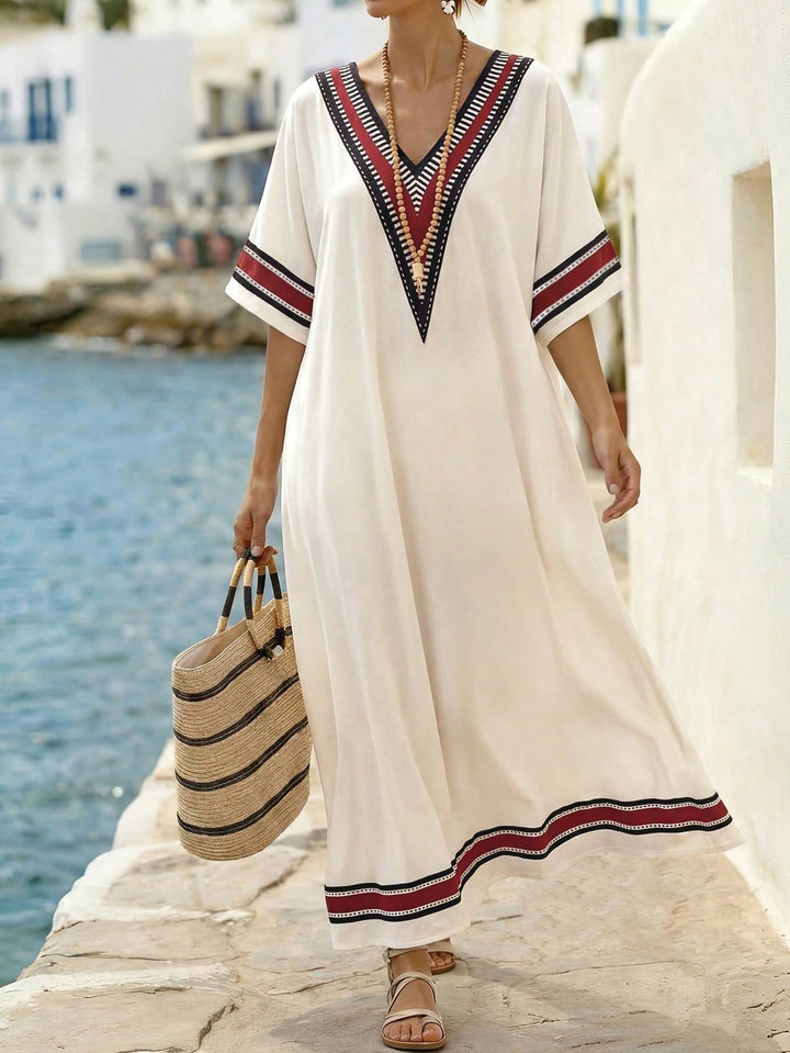 Rochie maxi SHEIN, mix culori