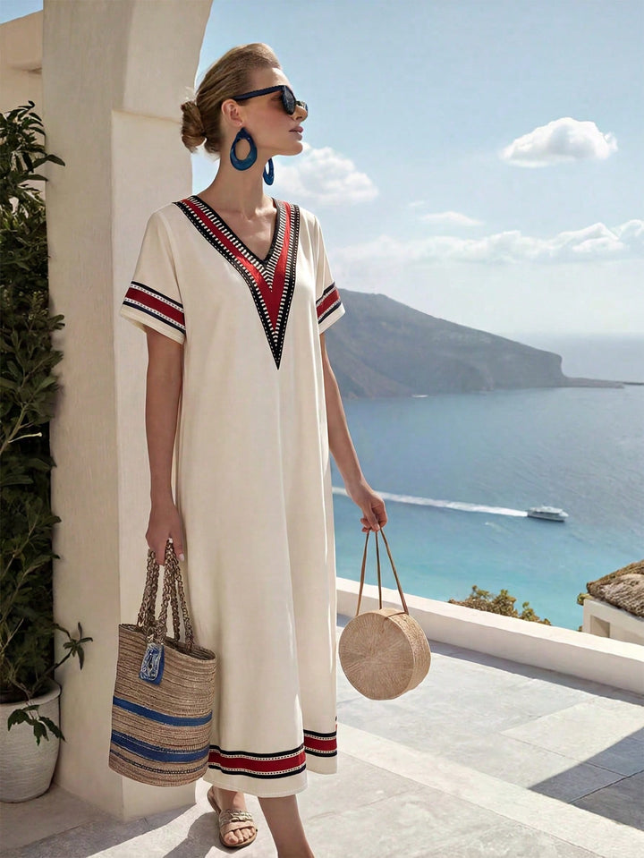 Rochie maxi SHEIN, mix culori