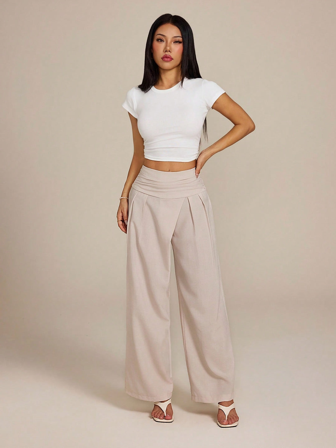 Pantaloni SHEIN, portocaliu