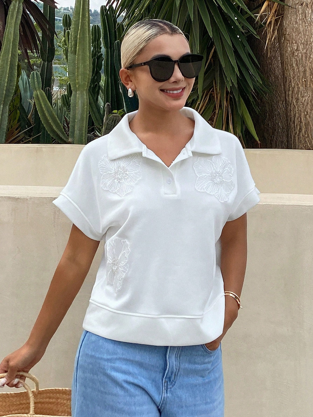 Tricou SHEIN, alb
