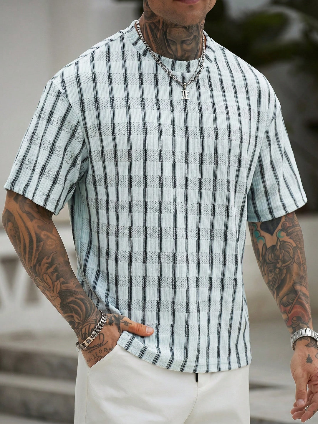 Tricou SHEIN, albastru