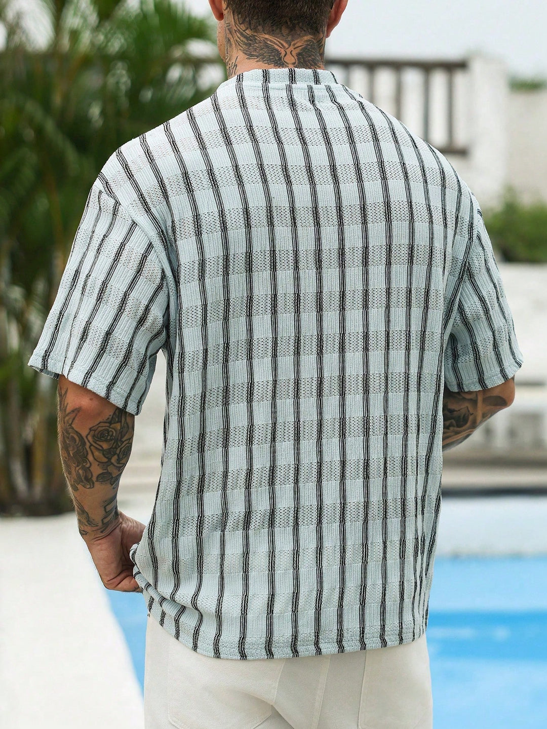 Tricou SHEIN, albastru