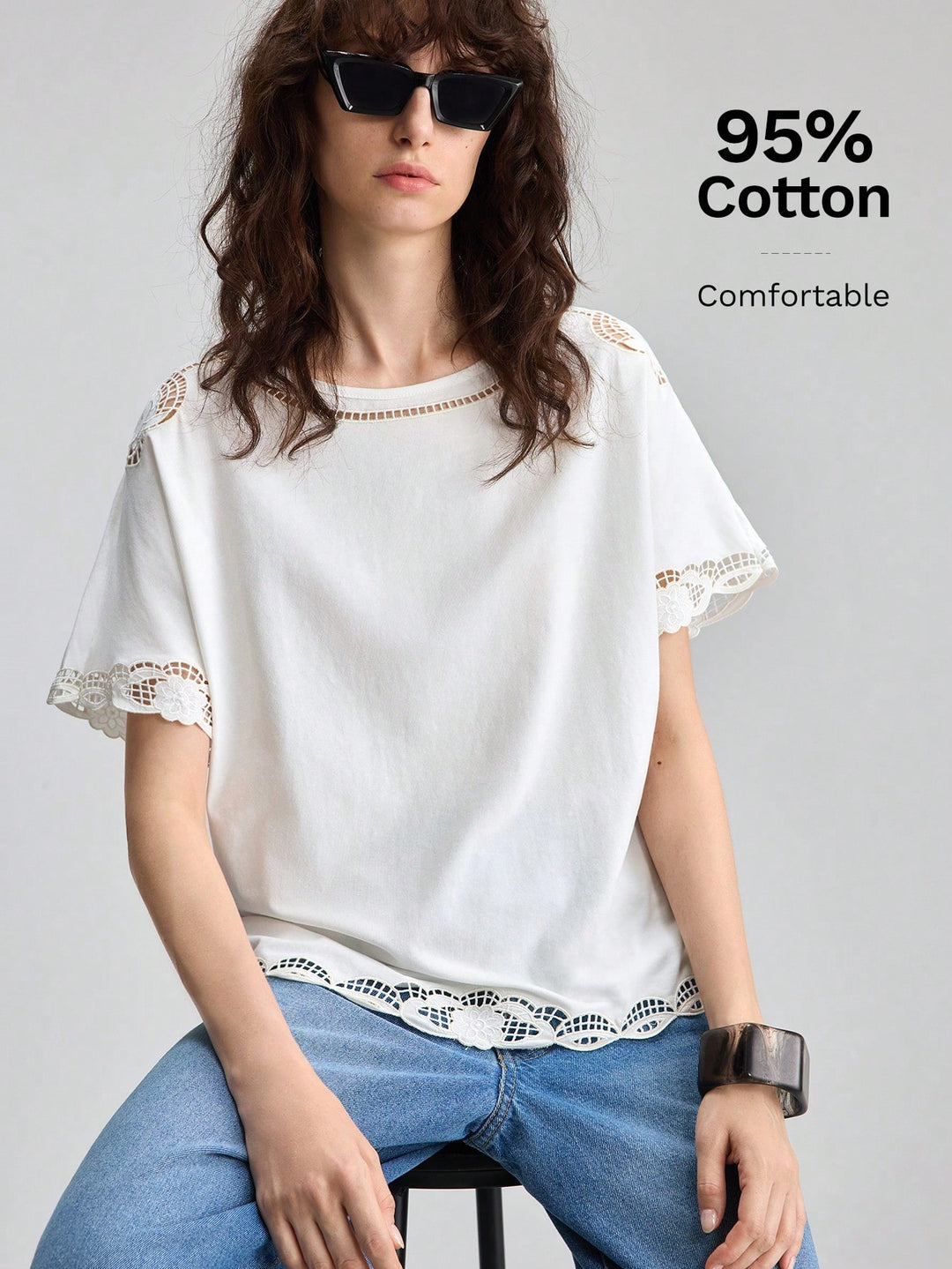 Top SHEIN, bej