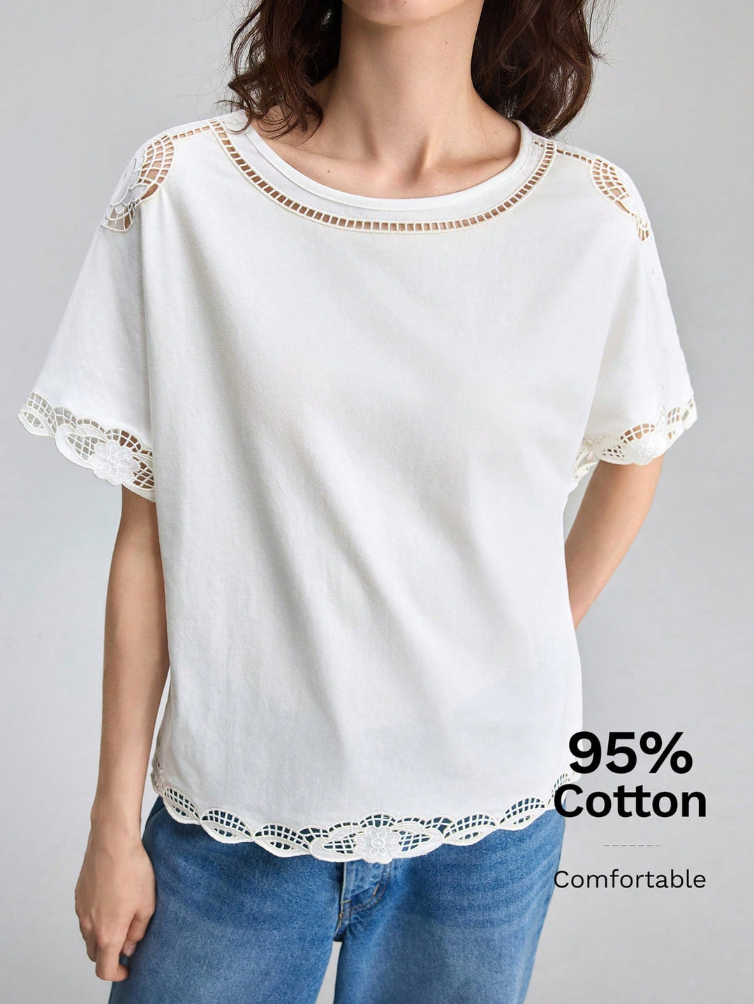 Top SHEIN, bej