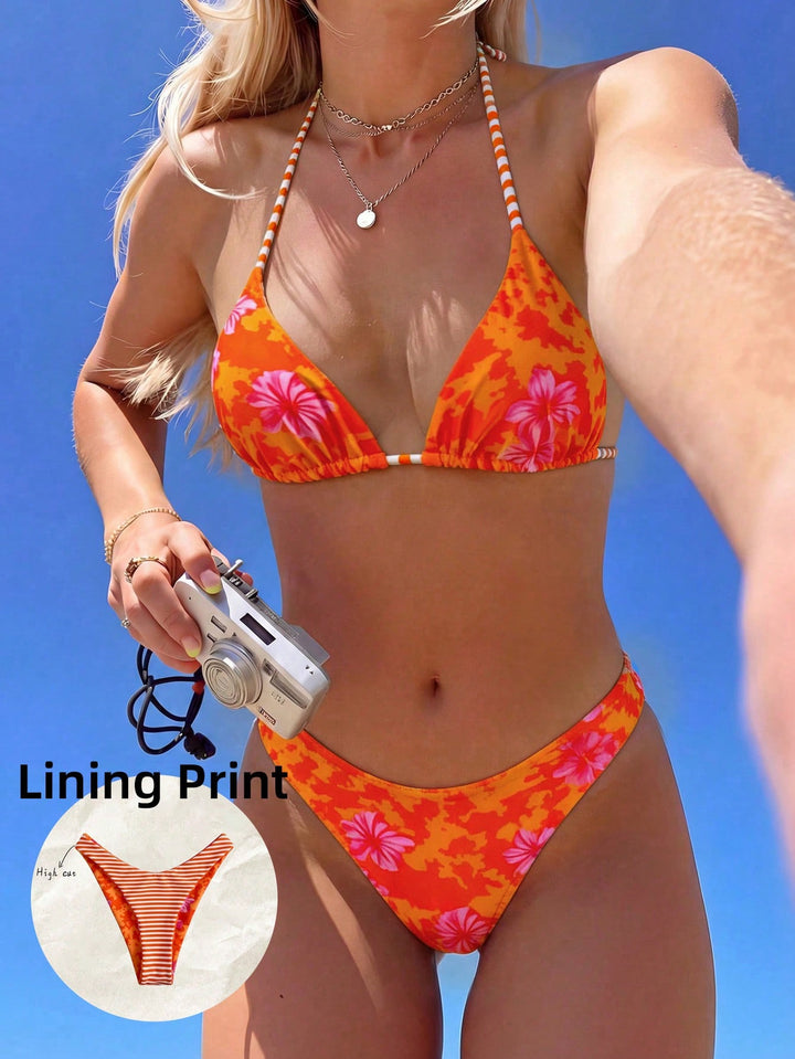 Set bikini SHEIN, mix culori