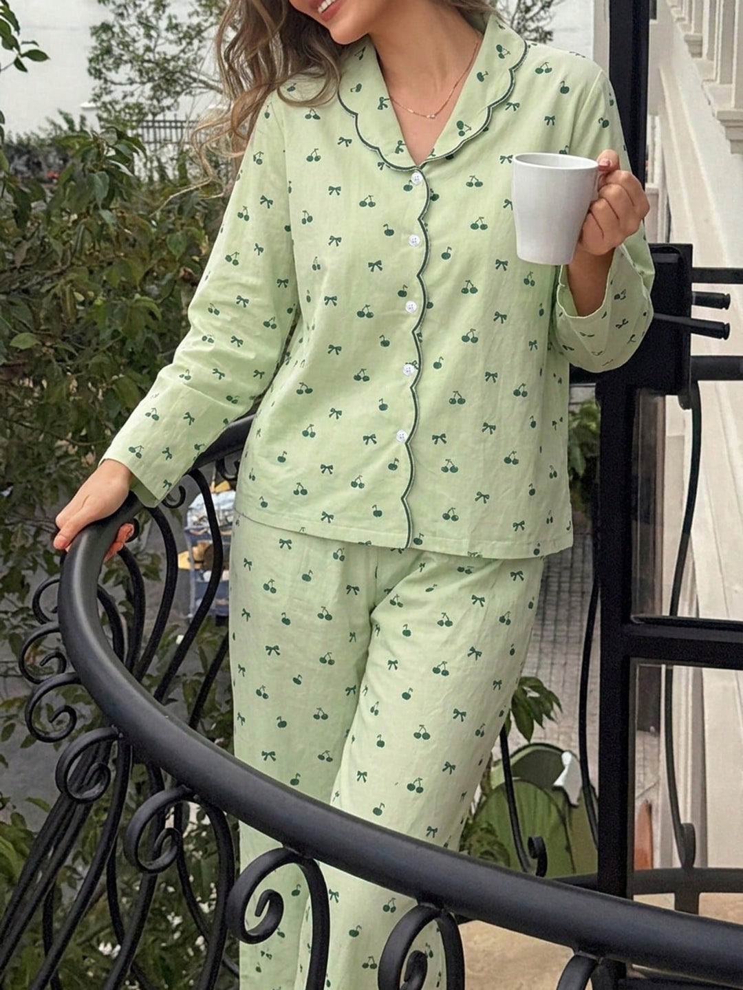 Pijama SHEIN, verde