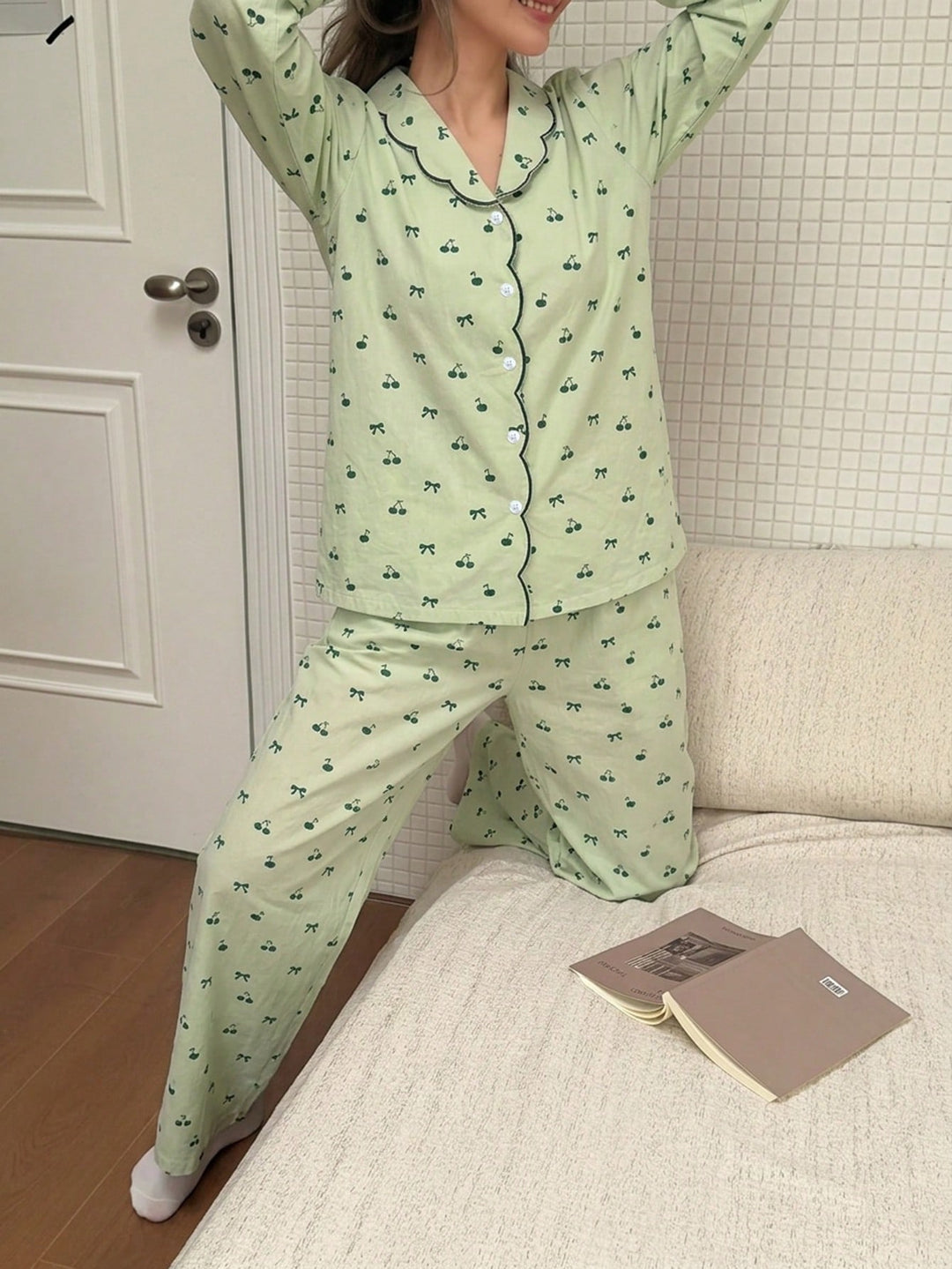 Pijama SHEIN, verde