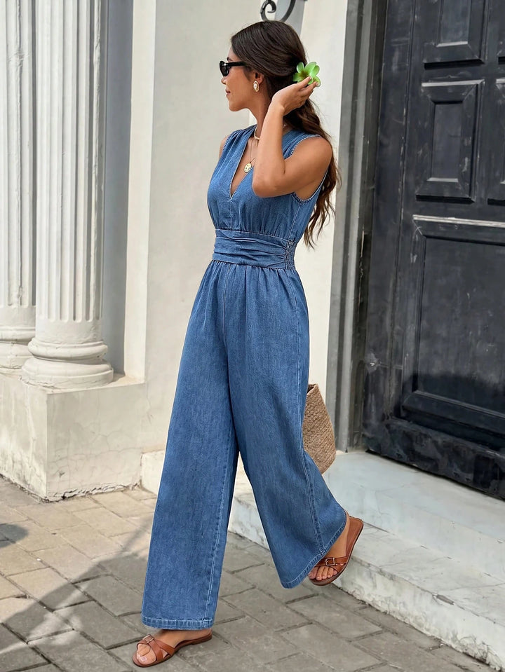 Hosszú overál SHEIN, kék
