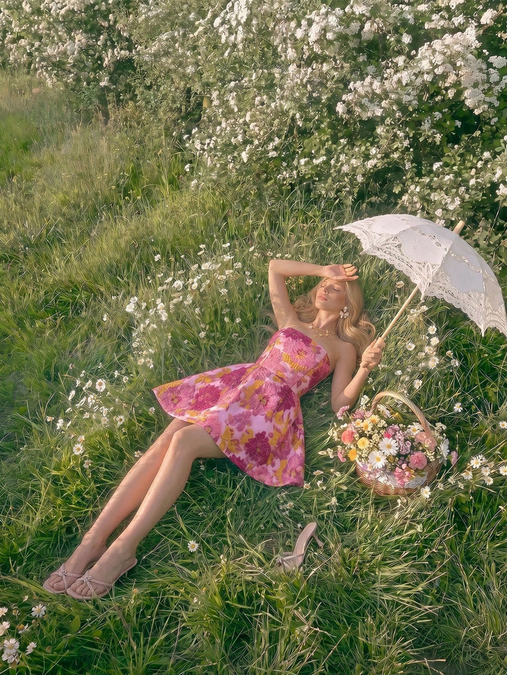 Rochie scurtă SHEIN, roz