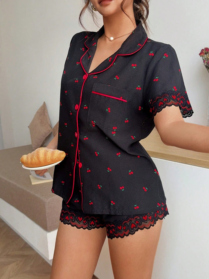 Pijama SHEIN, negru
