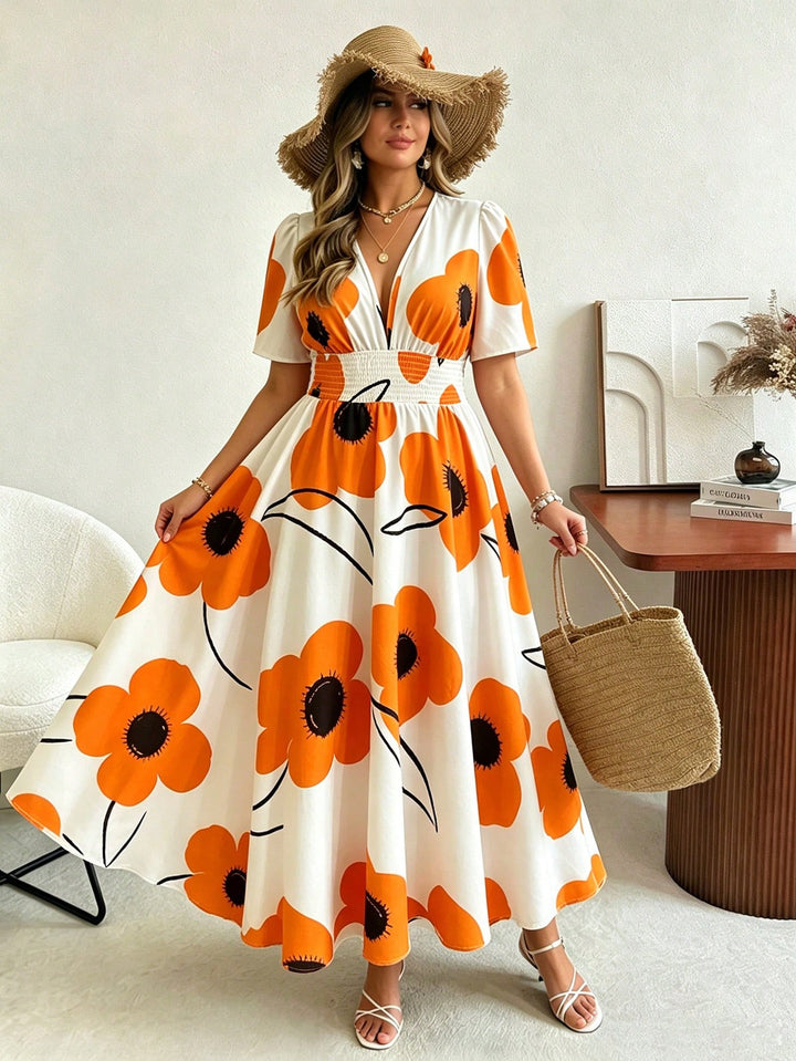 Rochie SHEIN, portocaliu