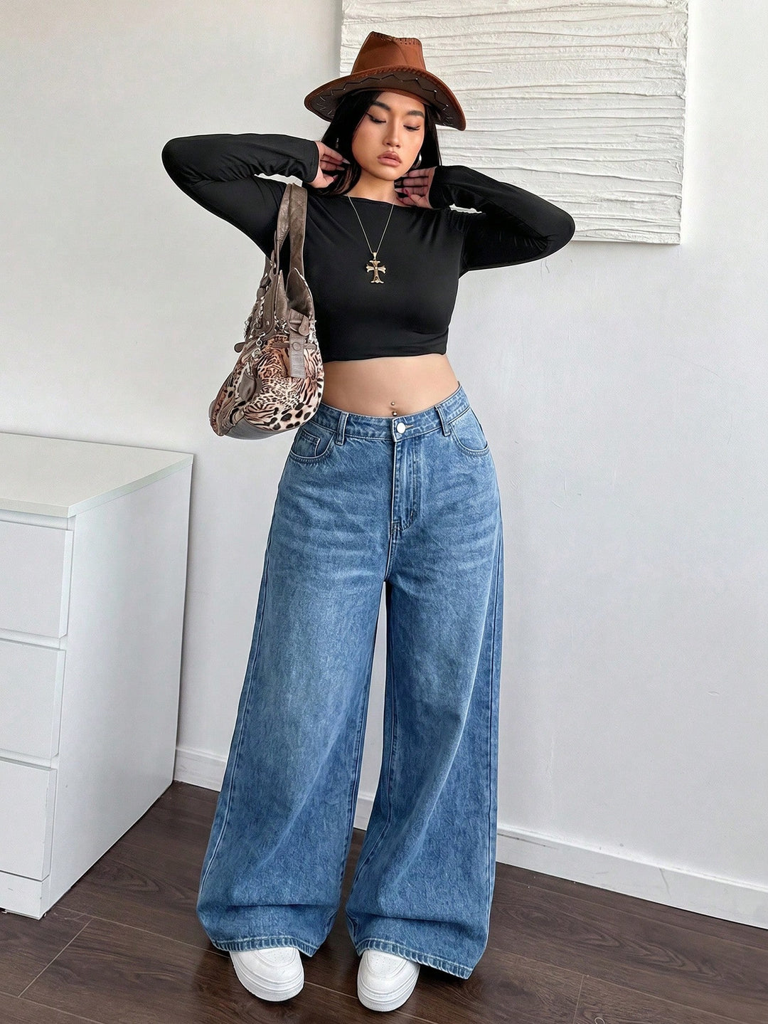 Jeans SHEIN, albastru