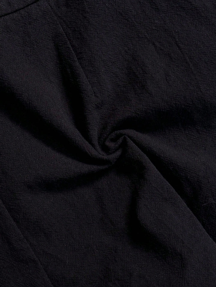 Pantaloni scurți SHEIN, negru