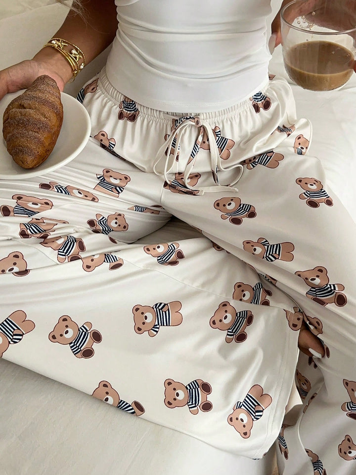 Pantaloni SHEIN, alb