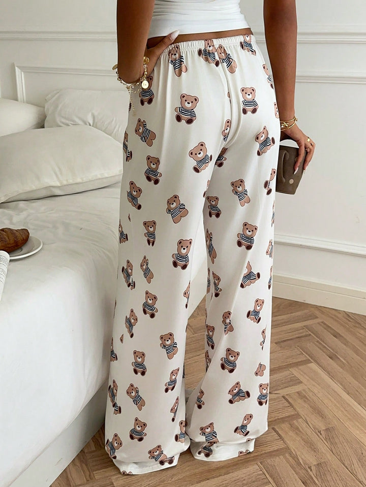 Pantaloni SHEIN, alb