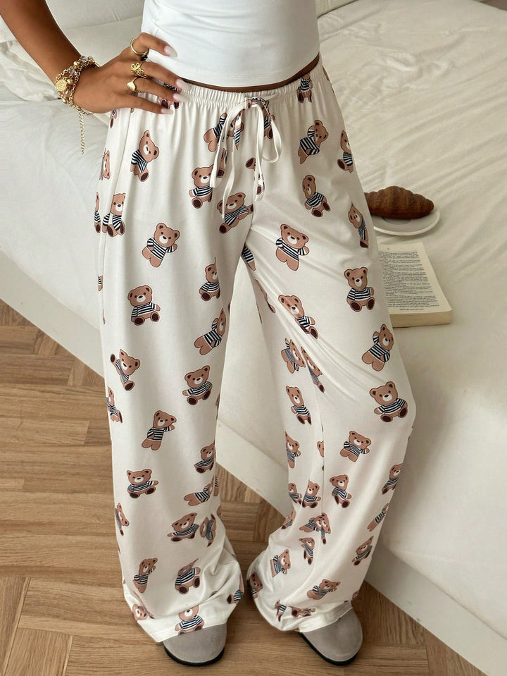 Pantaloni SHEIN, alb