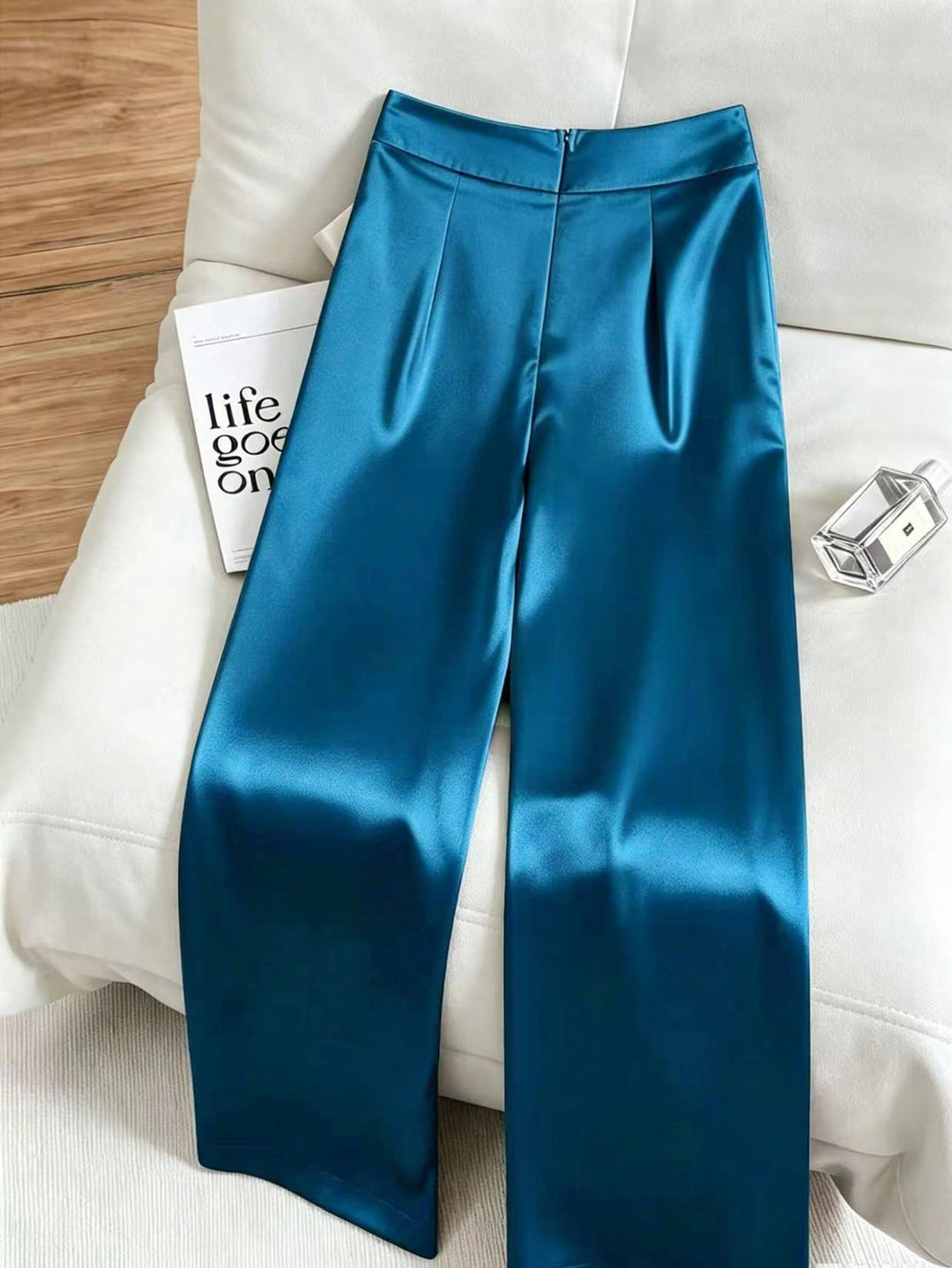 Pantaloni SHEIN, albastru