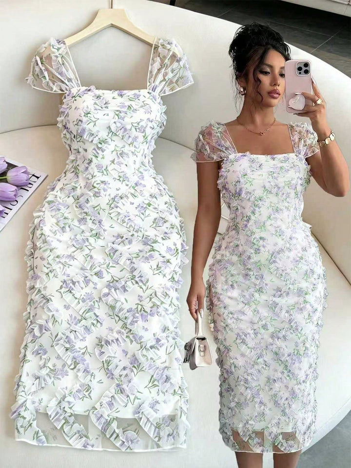 Rochie scurtă SHEIN, mov