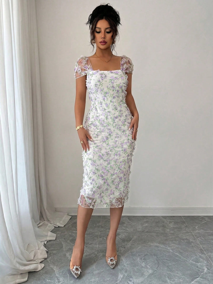 Rochie scurtă SHEIN, mov