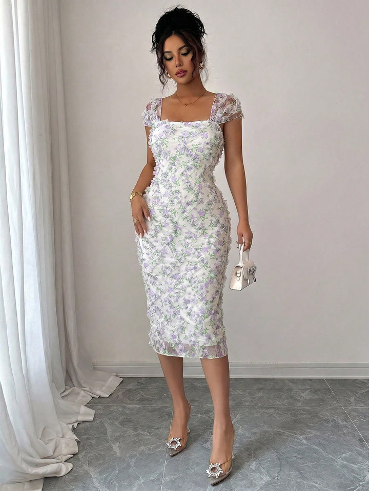 Rochie scurtă SHEIN, mov