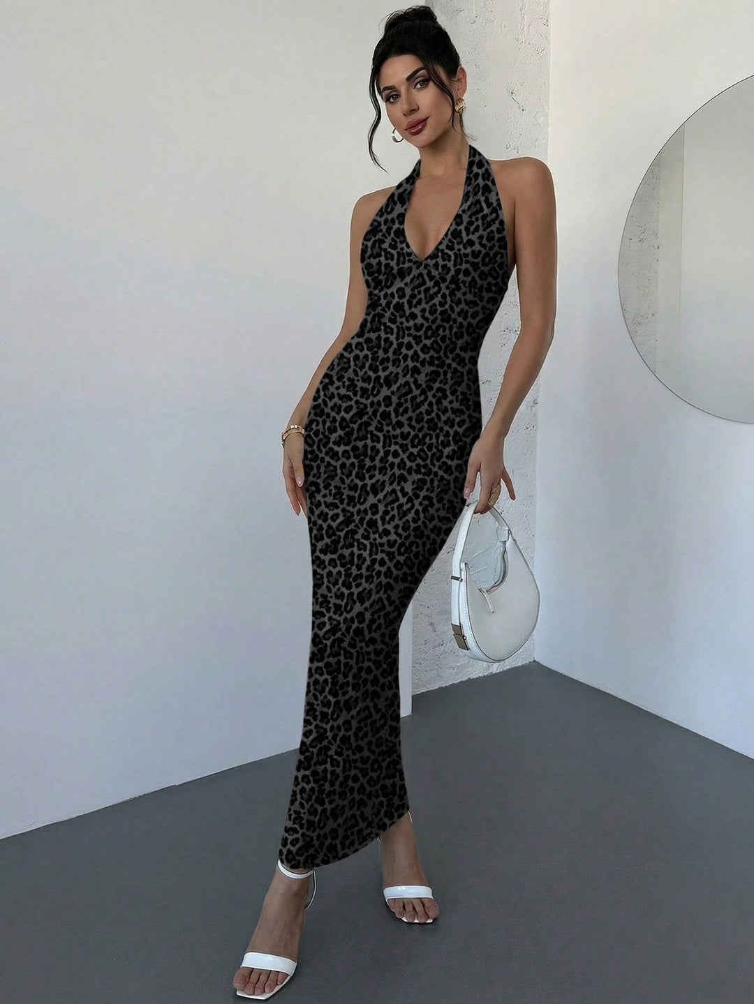 Rochie maxi SHEIN, mix culori