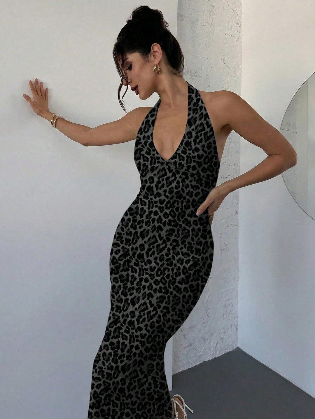 Rochie maxi SHEIN, mix culori