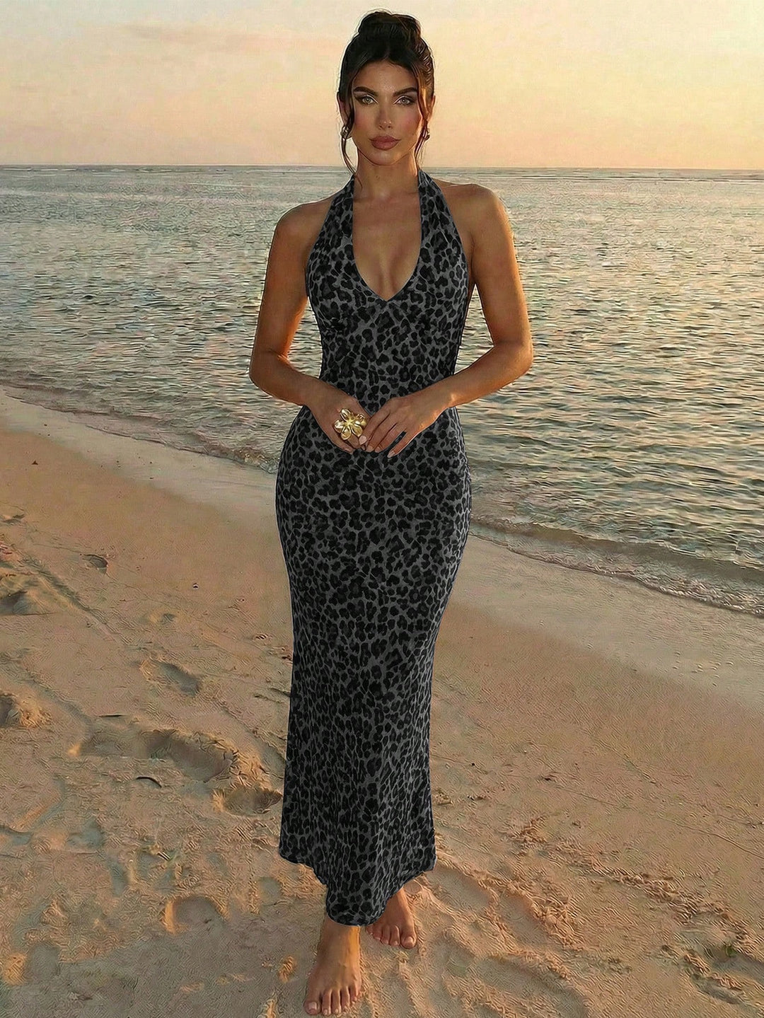 Rochie maxi SHEIN, mix culori