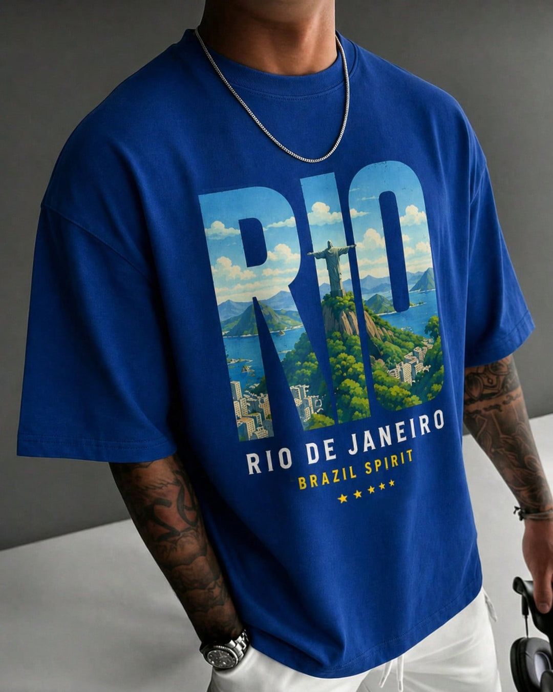 Tricou SHEIN, albastru