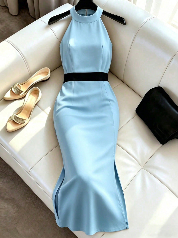 Rochie midi SHEIN, albastru