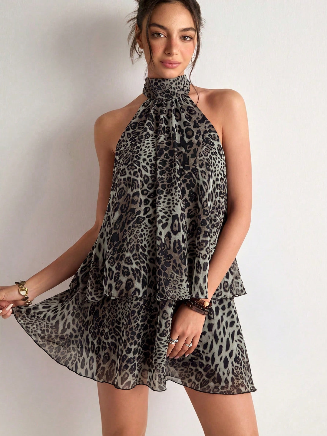 Rochie mini SHEIN, gri