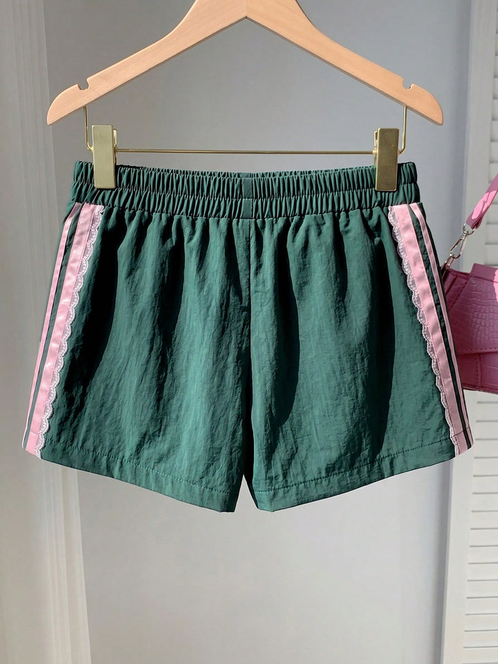 Pantaloni scurți SHEIN, verde