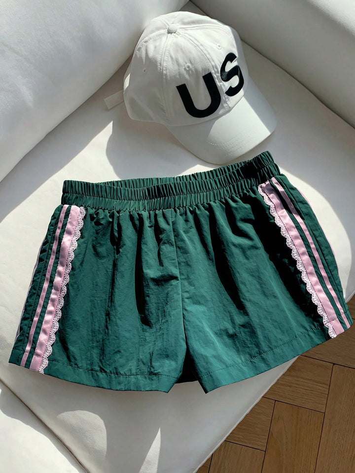 Pantaloni scurți SHEIN, verde