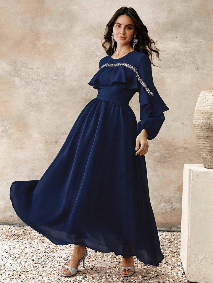Rochie maxi SHEIN, albastru