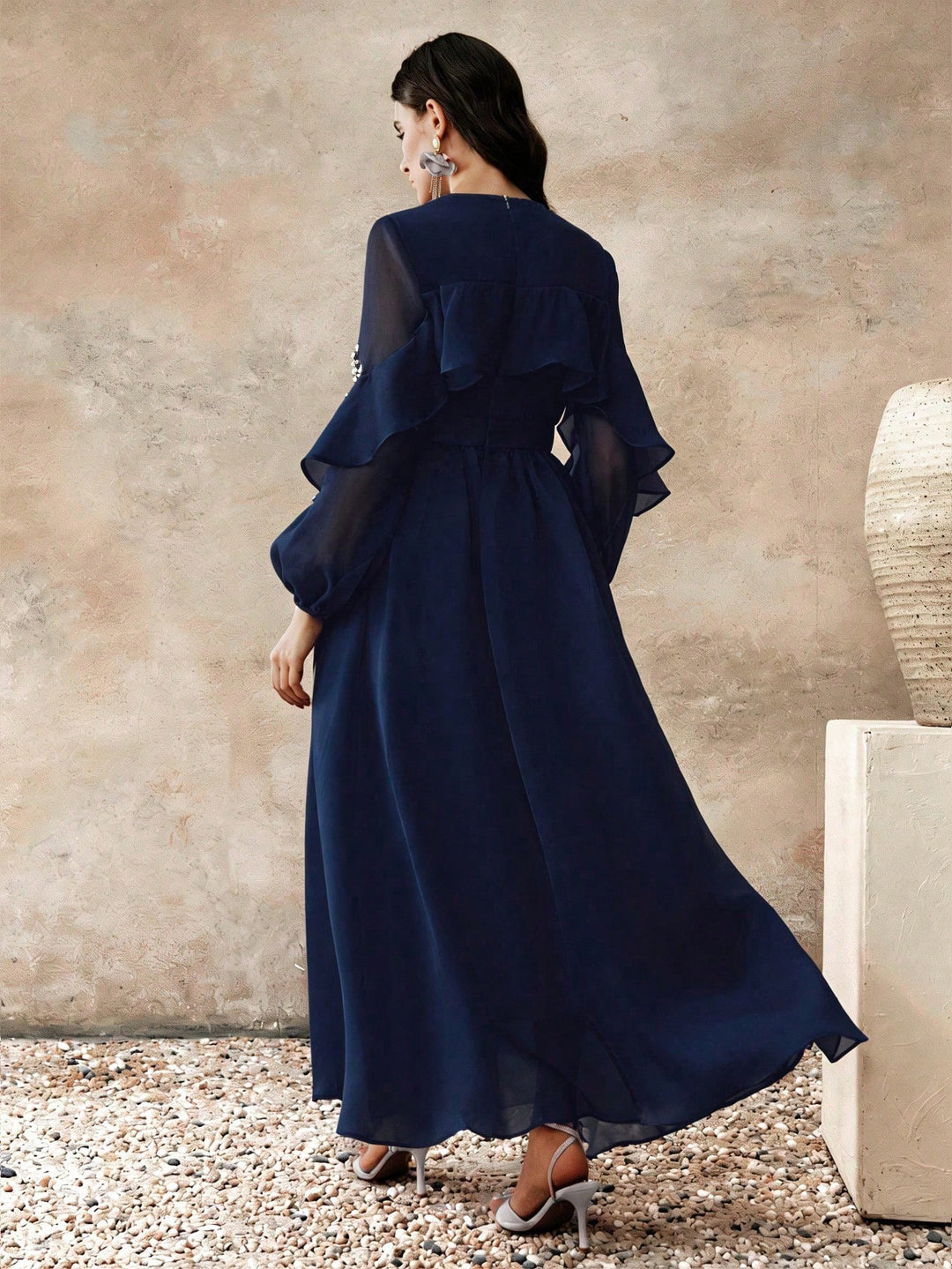Rochie maxi SHEIN, albastru